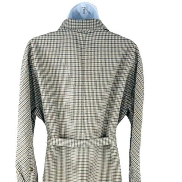 Tuckernuck | NEW Sycamore Check Belted Vera Long Sleeve Maxi Dress Size XXL - Picture 8 of 11